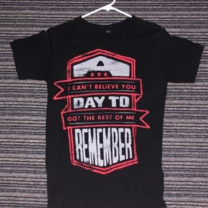 A Day To Remember - Best Of Me  tour shirt 2014